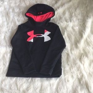 Black and Pink Under Armour Hoodie